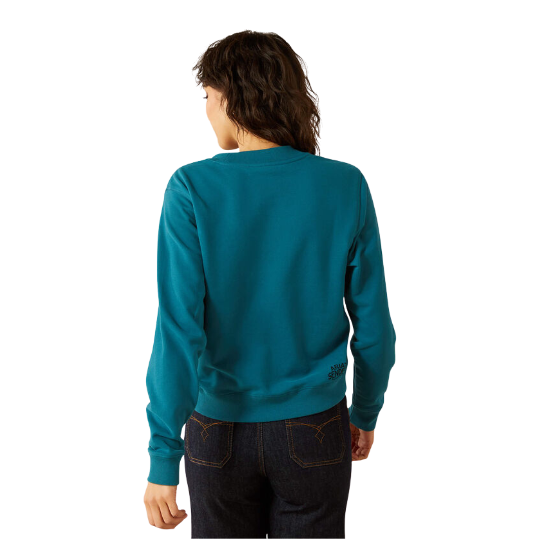 Shop Ariat Women's Essential Sendero West Dragonfly Sweatshirt