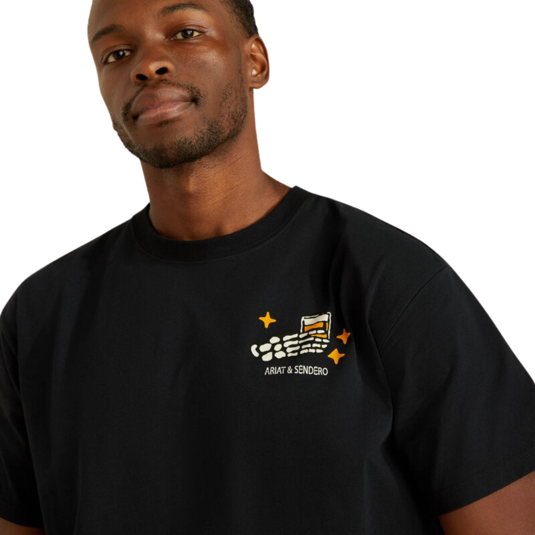 Ariat Unisex Sendero When Life Gives You Agaves Black Tee Shirt
