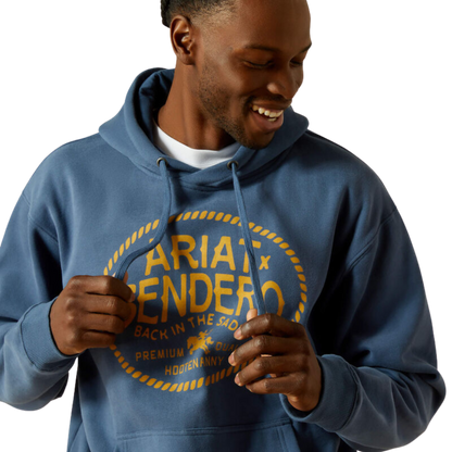 Ariat Unisex Sendero Back Saddle Dark Denim Hoodie