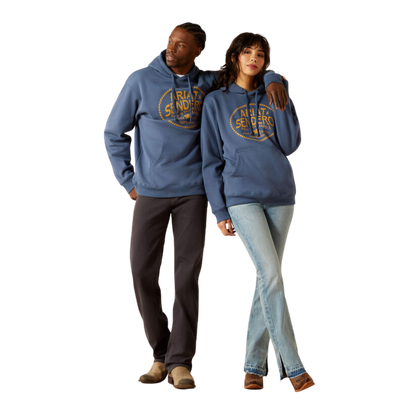 Ariat Unisex Sendero Back Saddle Dark Denim Hoodie