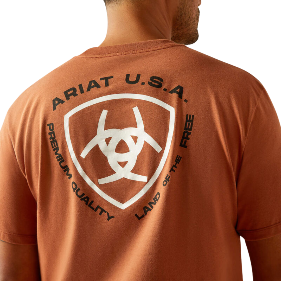 Ariat Men's Simple Seal Chutney Tee Shirt