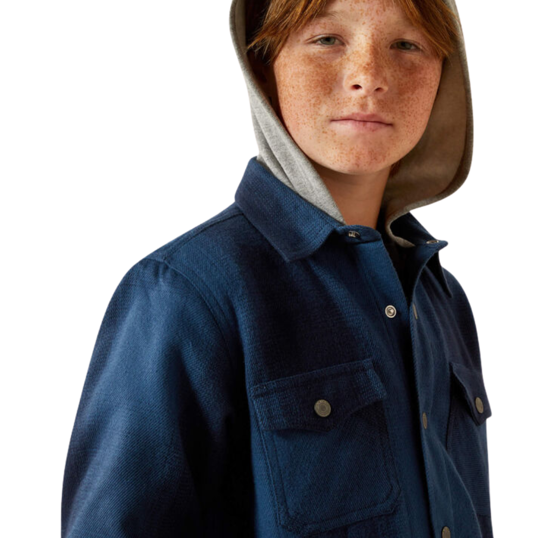Ariat Youth Boy's Hicks Retro Shirt Blue Nights Jacket