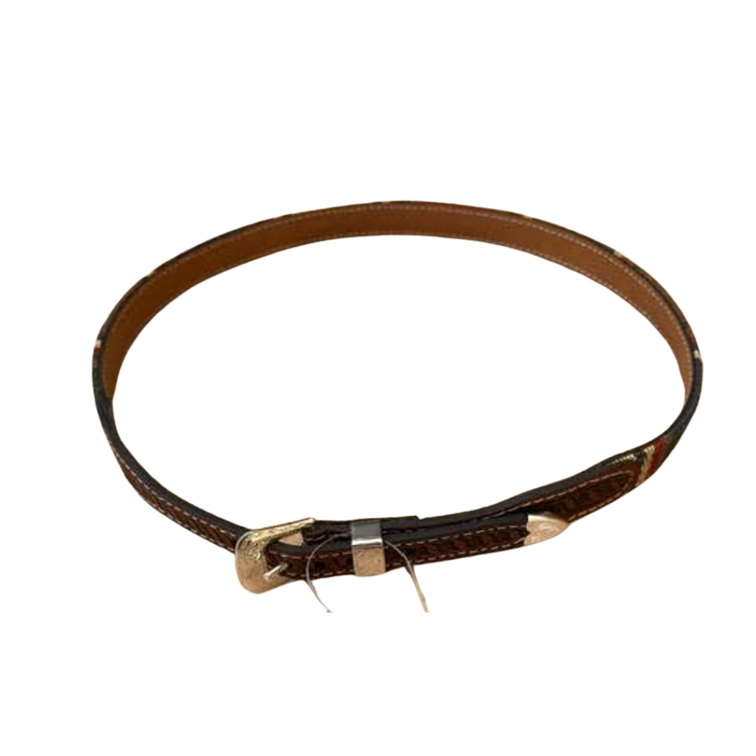 Cowboy Chrome Unisex Cowboy Navajo Fabric Brown Hat Band