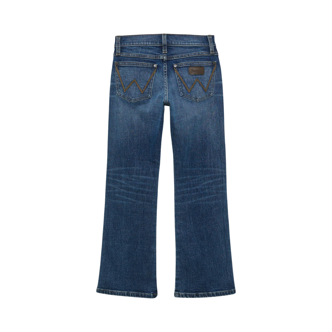 Wrangler Youth Boy's Retro Bootcut Lewiston Wash Blue Jeans - Big & Tall