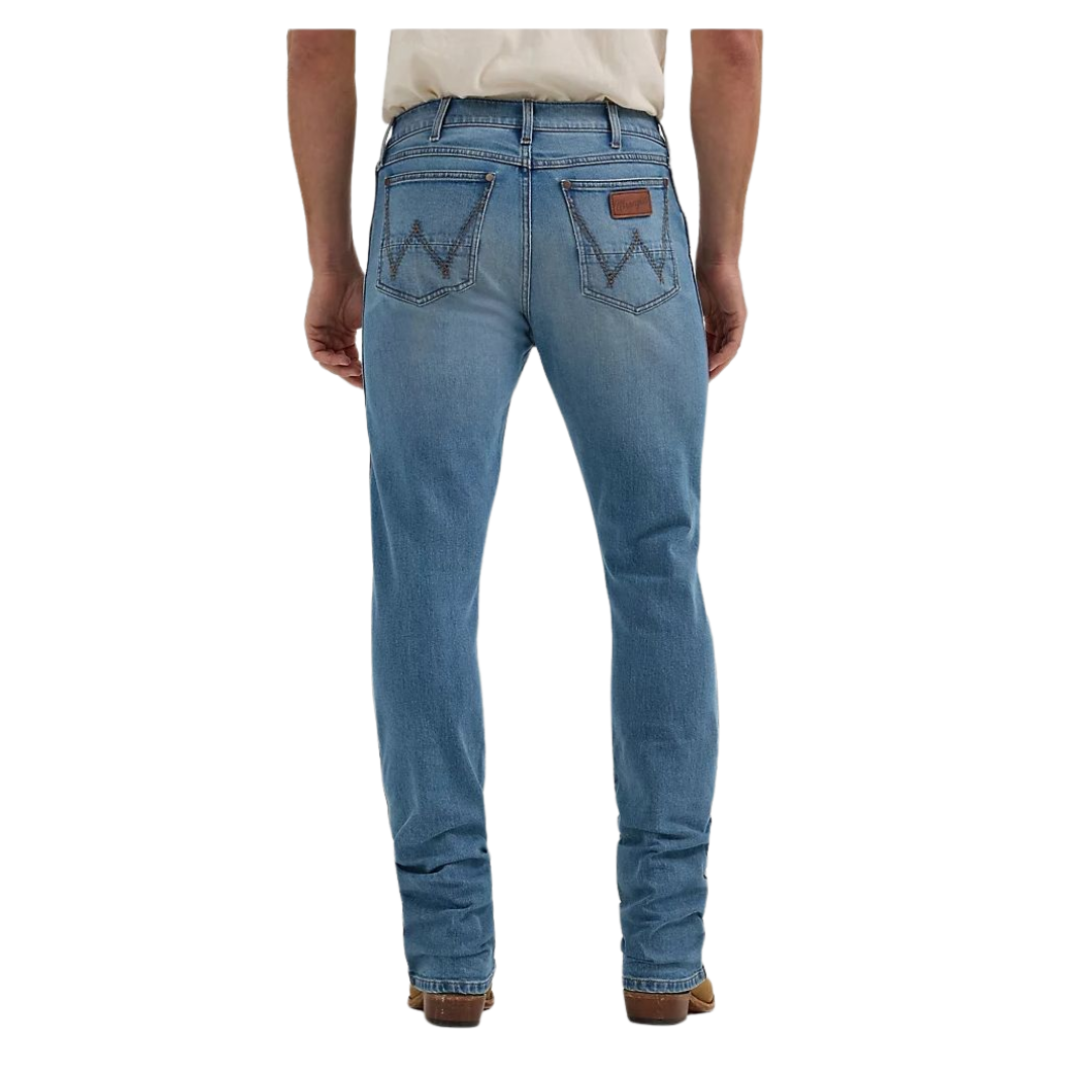 Wrangler Men's Retro Slim Fit Boot Cut Blue Jeans
