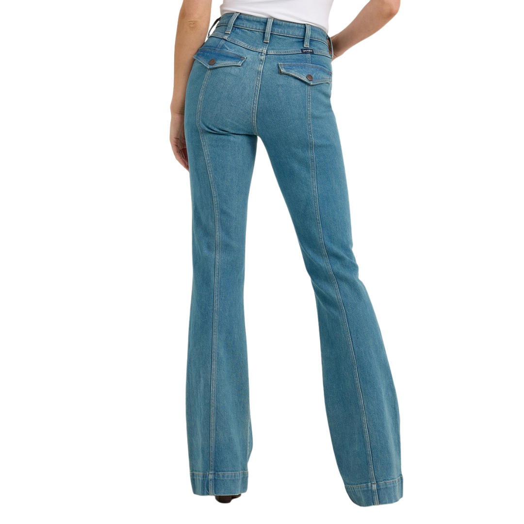 Wrangler Women's Retro Brooklyn Trouser Blue Jeans