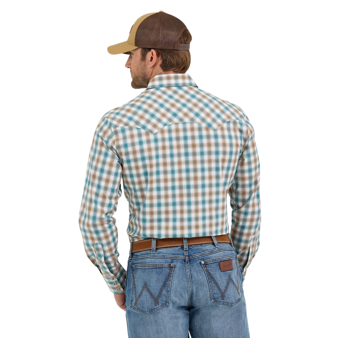 Wrangler Men's Retro Modern Plaid Multicolor Shirt