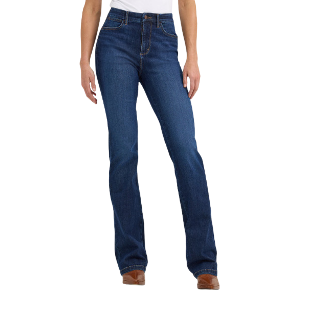 Wrangler Women's Be Spoke High Rise Boot June Jeans