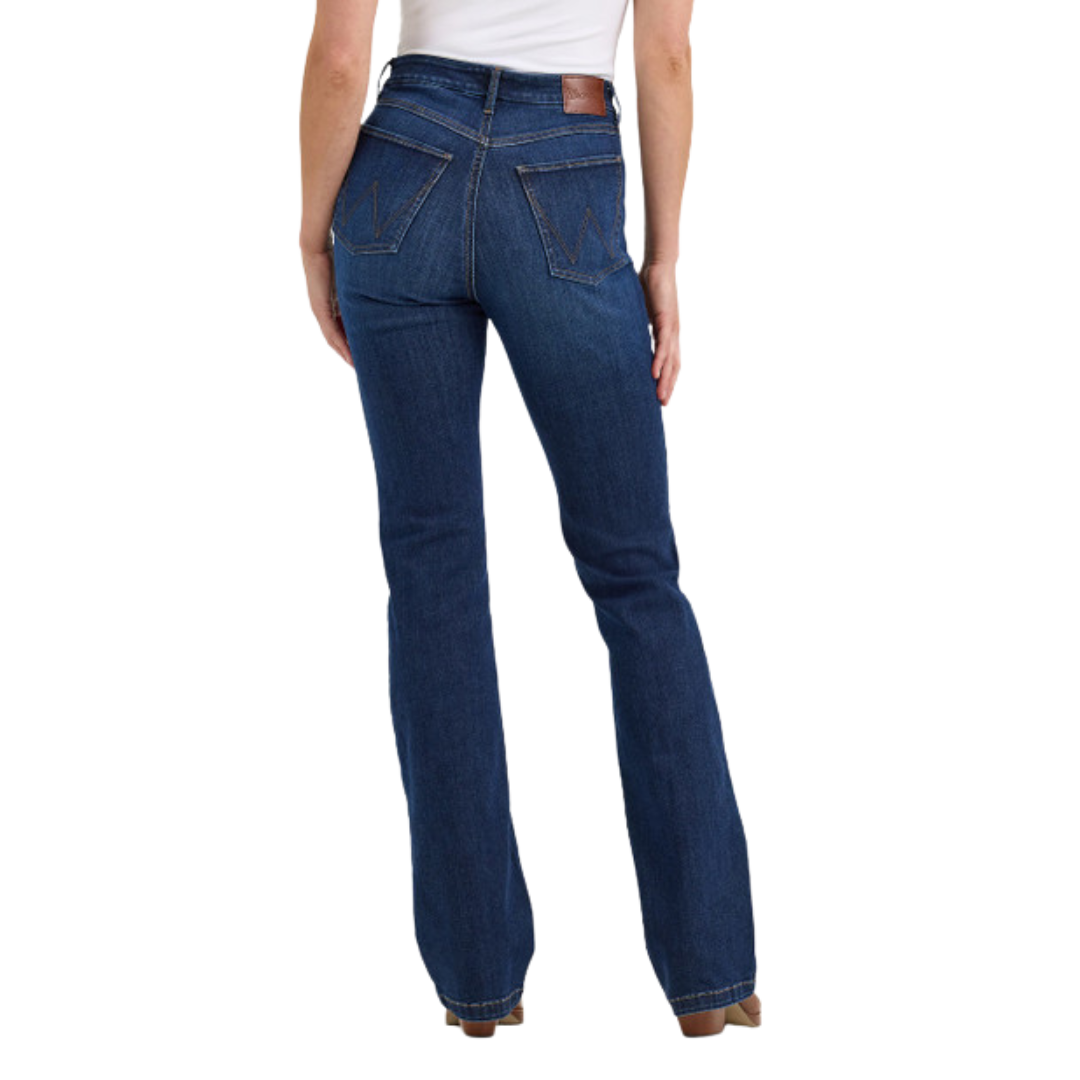 Wrangler Women's Be Spoke High Rise Boot June Jeans