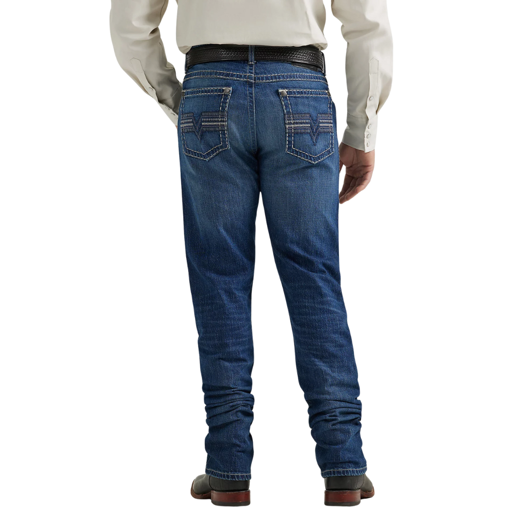 Wrangler Men's Rock 47 Slim Fit Bootcut Jeans