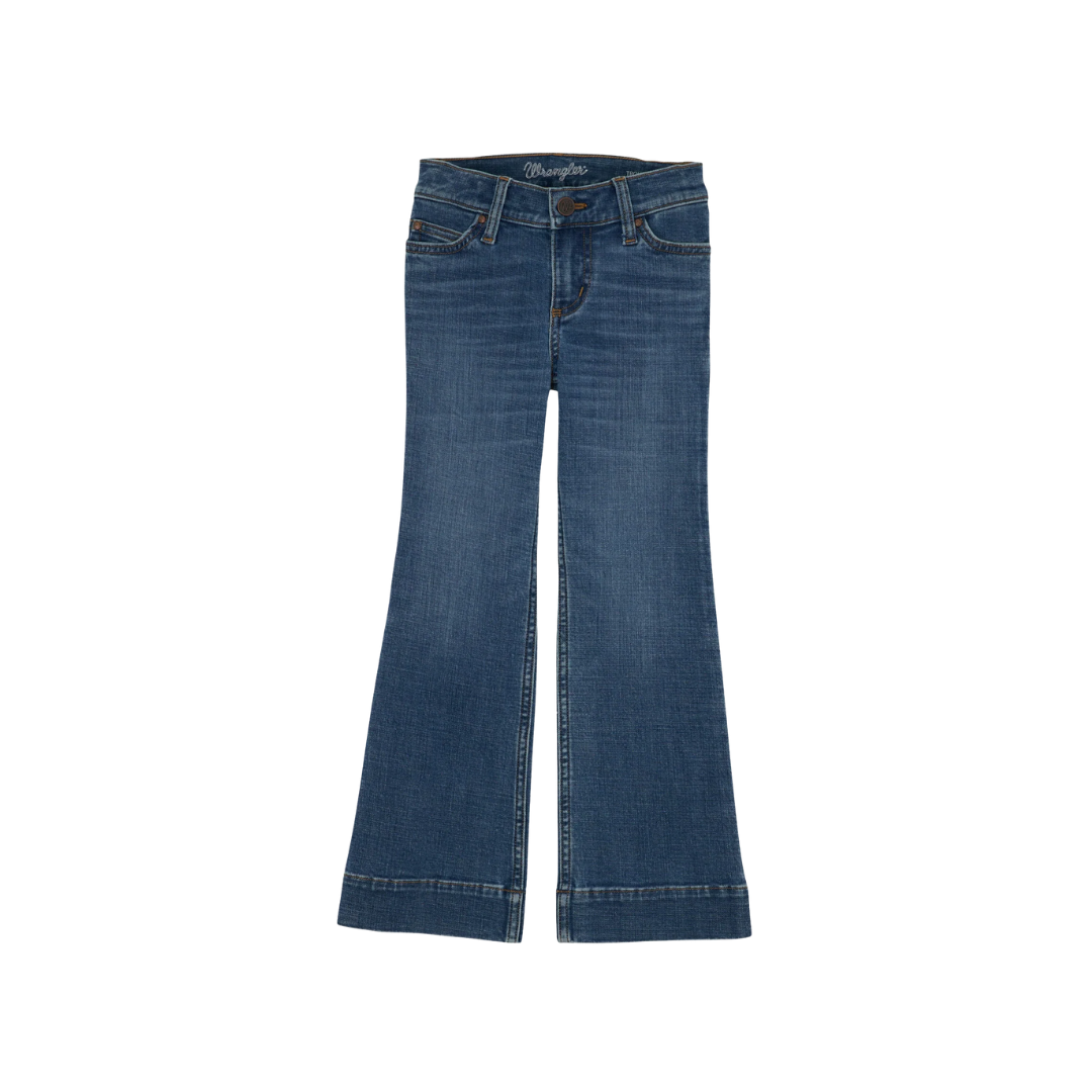 Wrangler Youth Girl's Retro Trouser Blue Jean