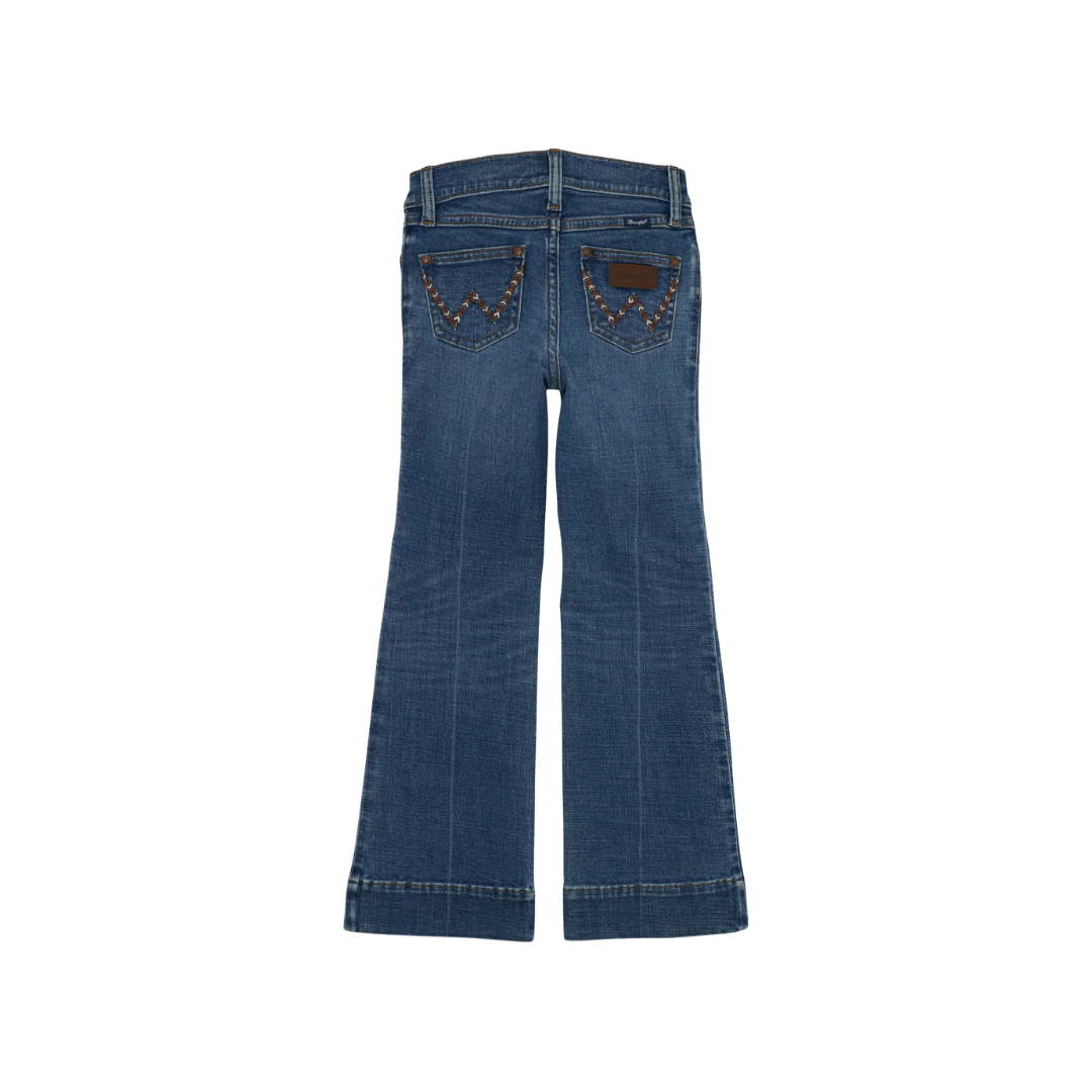 Wrangler Youth Girl's Retro Trouser Blue Jean