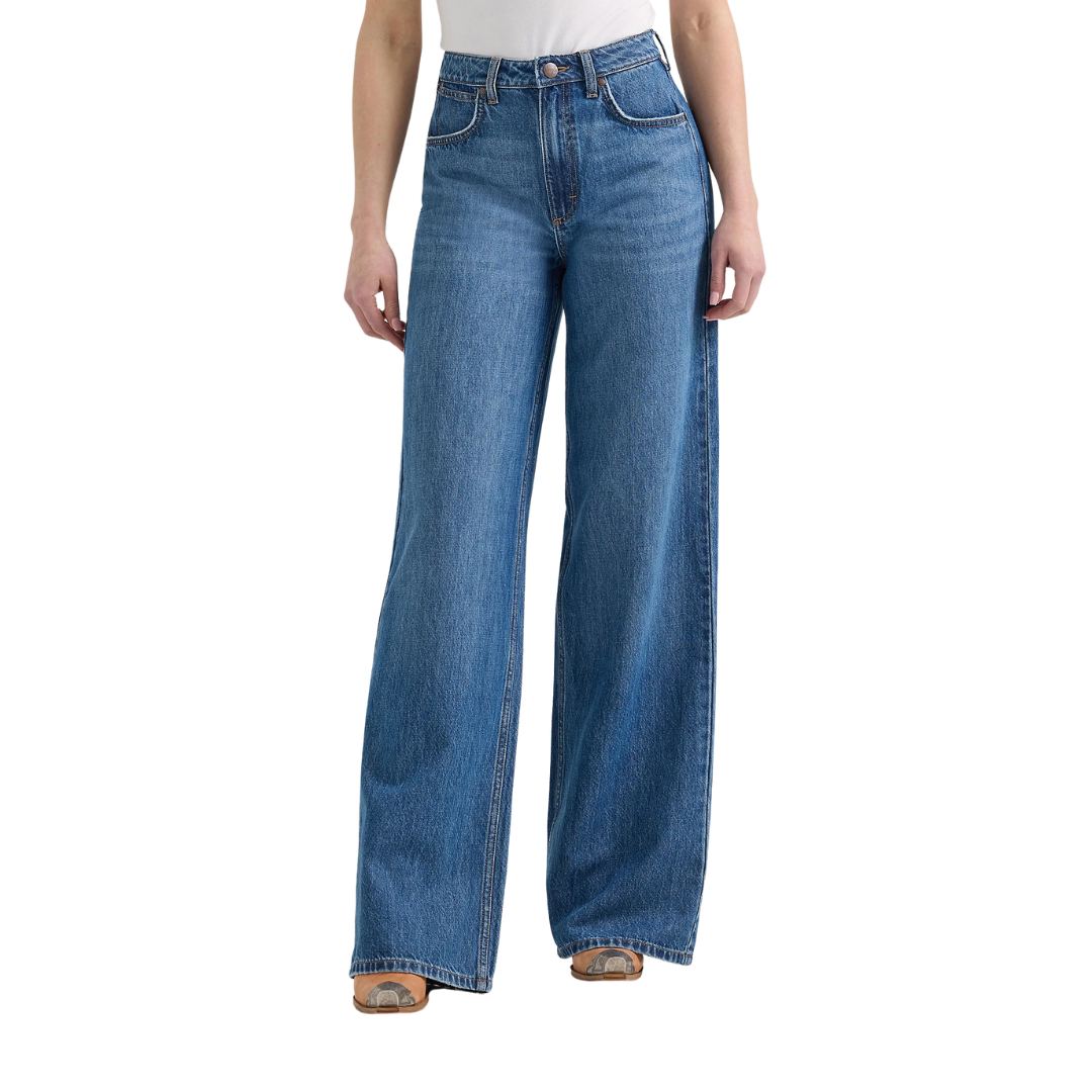 Wrangler Women's Retro Bailey High Rise Wide Yvette Jeans