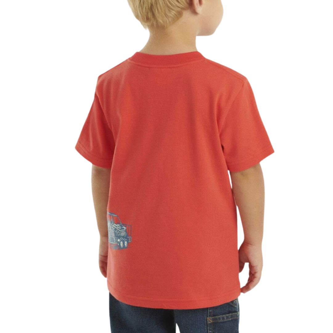 Carhartt Kid's Short Sleeve Truck Wrap Bittersweet Shirt