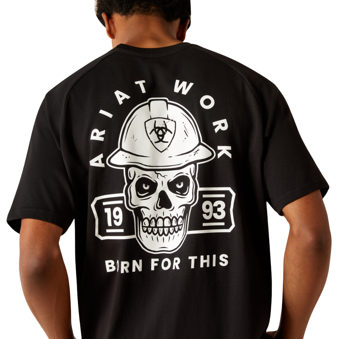 Ariat Men's Rebar Black Tee Shirt - Big & Tall
