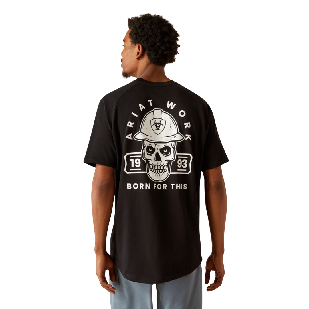 Ariat Men's Rebar Black Tee Shirt - Big & Tall