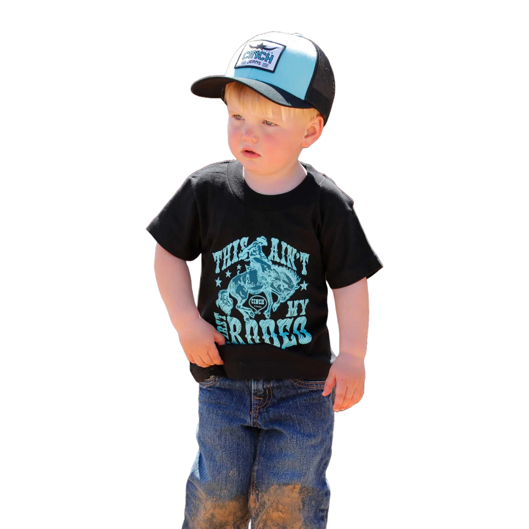 Cinch Toddler Boy's Graphic Black Tee Shirt