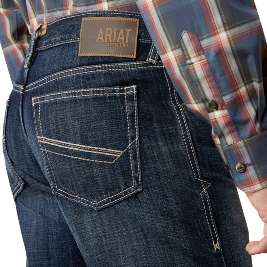 Ariat Men's Relaxed Mayfiel Boot Denim Blue Jeans