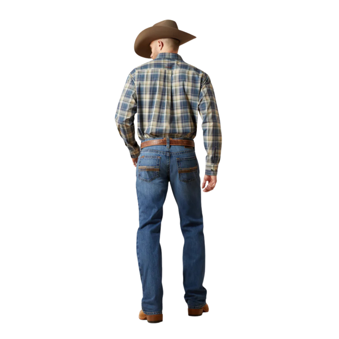 Ariat Men's Relaxed Fit Bootcut Blue Jeans