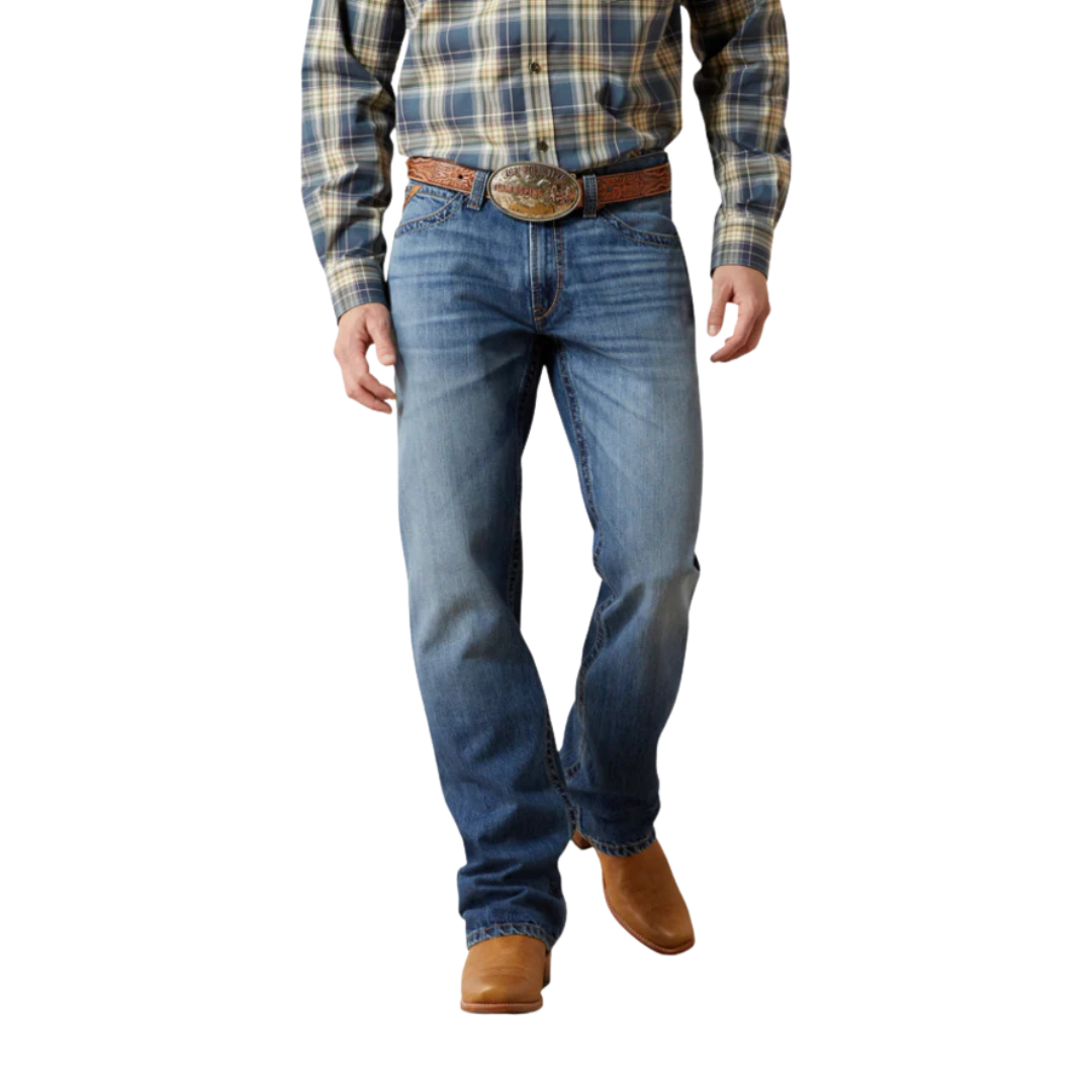 Ariat Men's Relaxed Fit Bootcut Blue Jeans