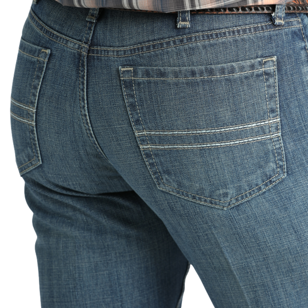 Cinch Men's Silver Label Medium Stone Blue Jeans