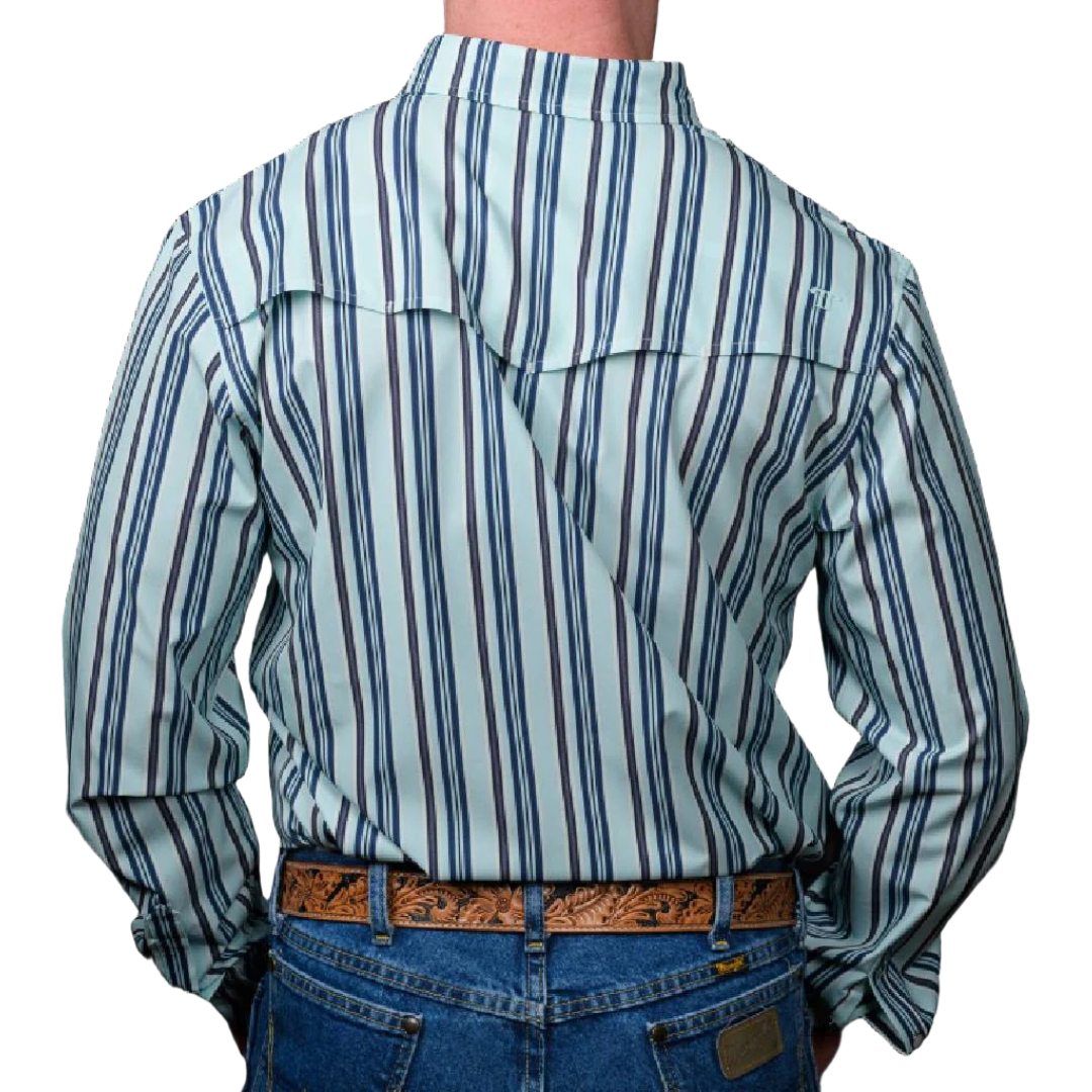 Ferrell Men's The Jackson Snap Blue Shirt