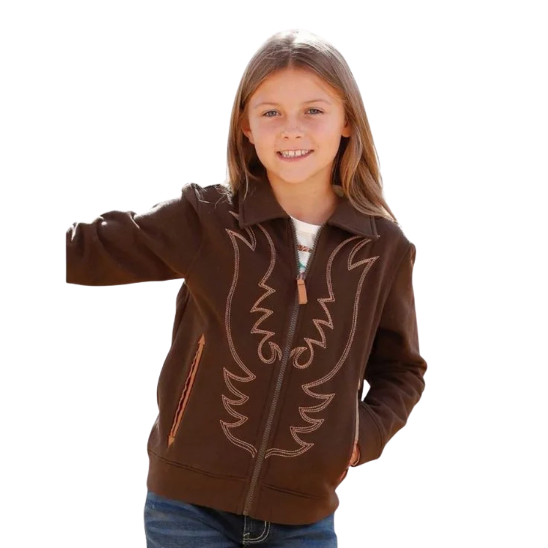 Cruel Denim Youth Girl's Bomber Brown Jacket