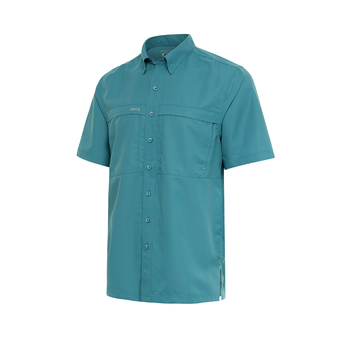 Gameguard Men's Microfiber Mahi Light Blue Shirt