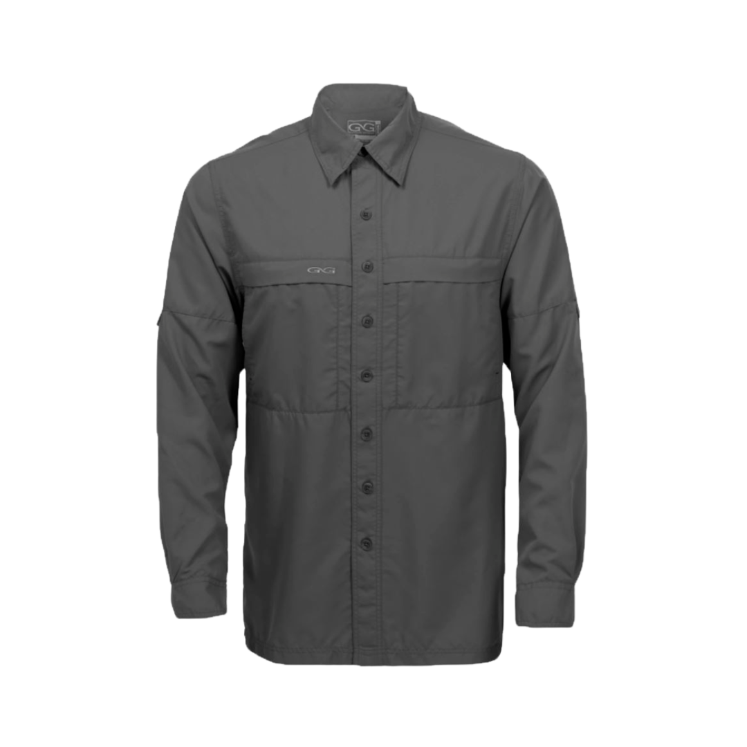 Gameguard Men's Gunmetal Micro Fiber Grey Shirt