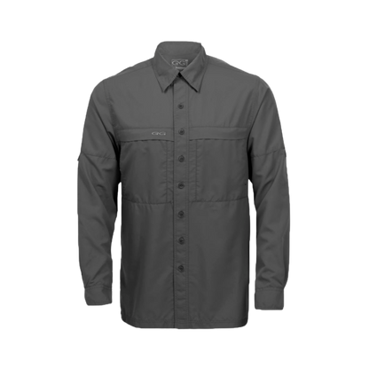 Gameguard Men's Gunmetal Micro Fiber Grey Shirt
