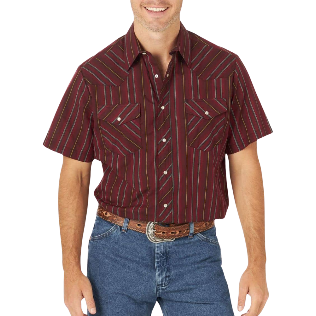 Wrangler Men's Western Short Sleeve Assortment Shirt
