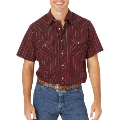 Wrangler Men's Western Short Sleeve Assortment Shirt