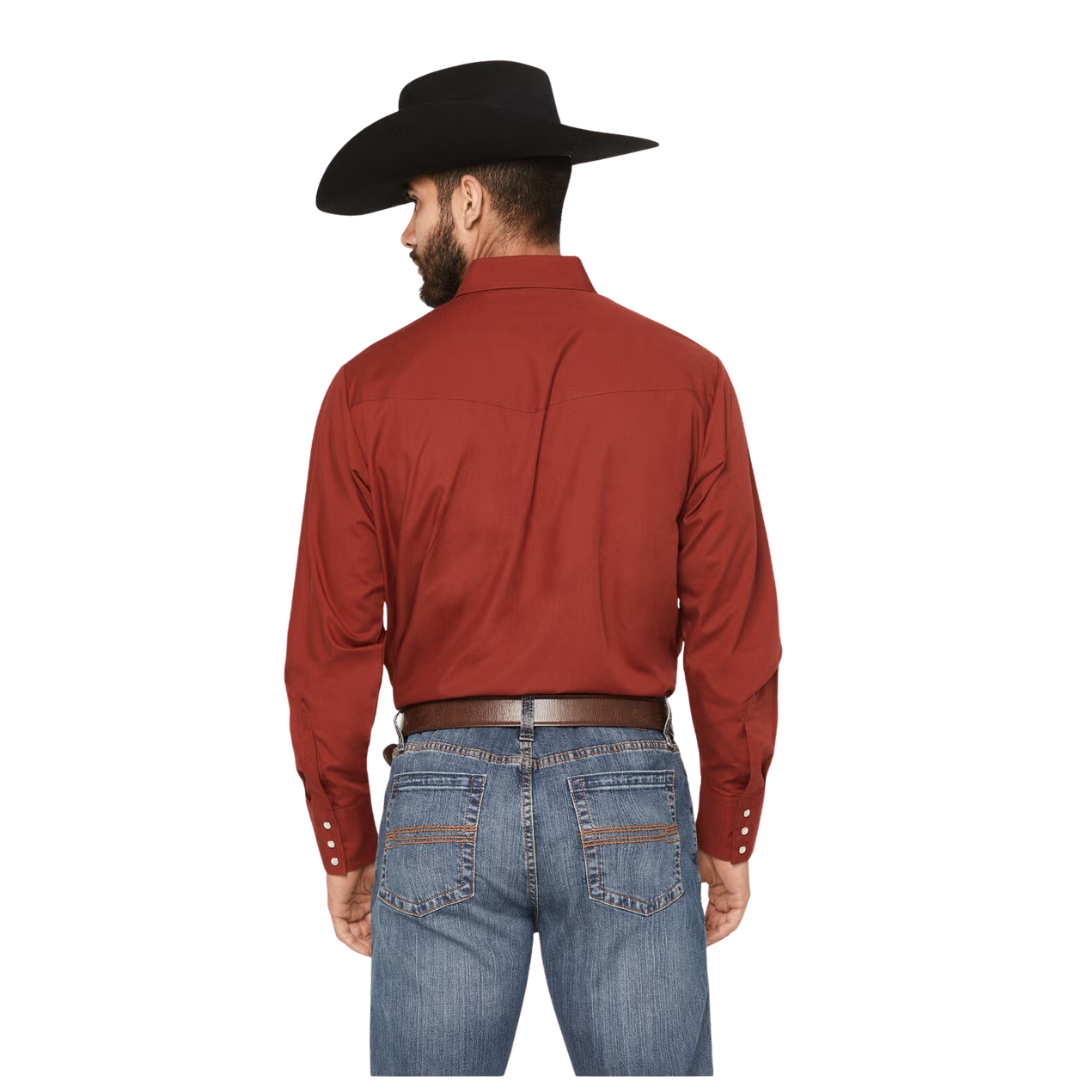 Ely & Walker Men's Western Ruby Red Shirt