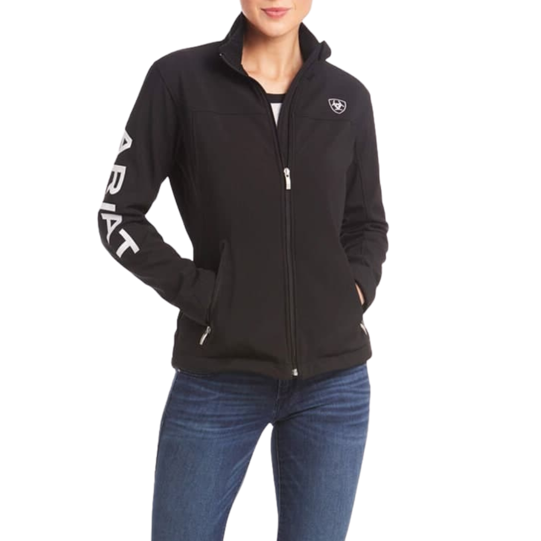 Ariat Women's New Team Softshell Full Zip Black Jacket
