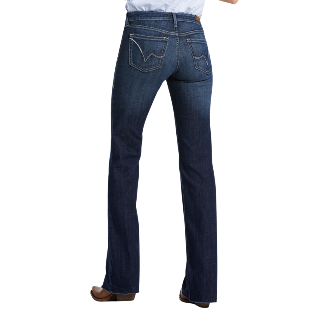 Ariat Women's Trouser Perfect Rise London Wide Blue Jeans