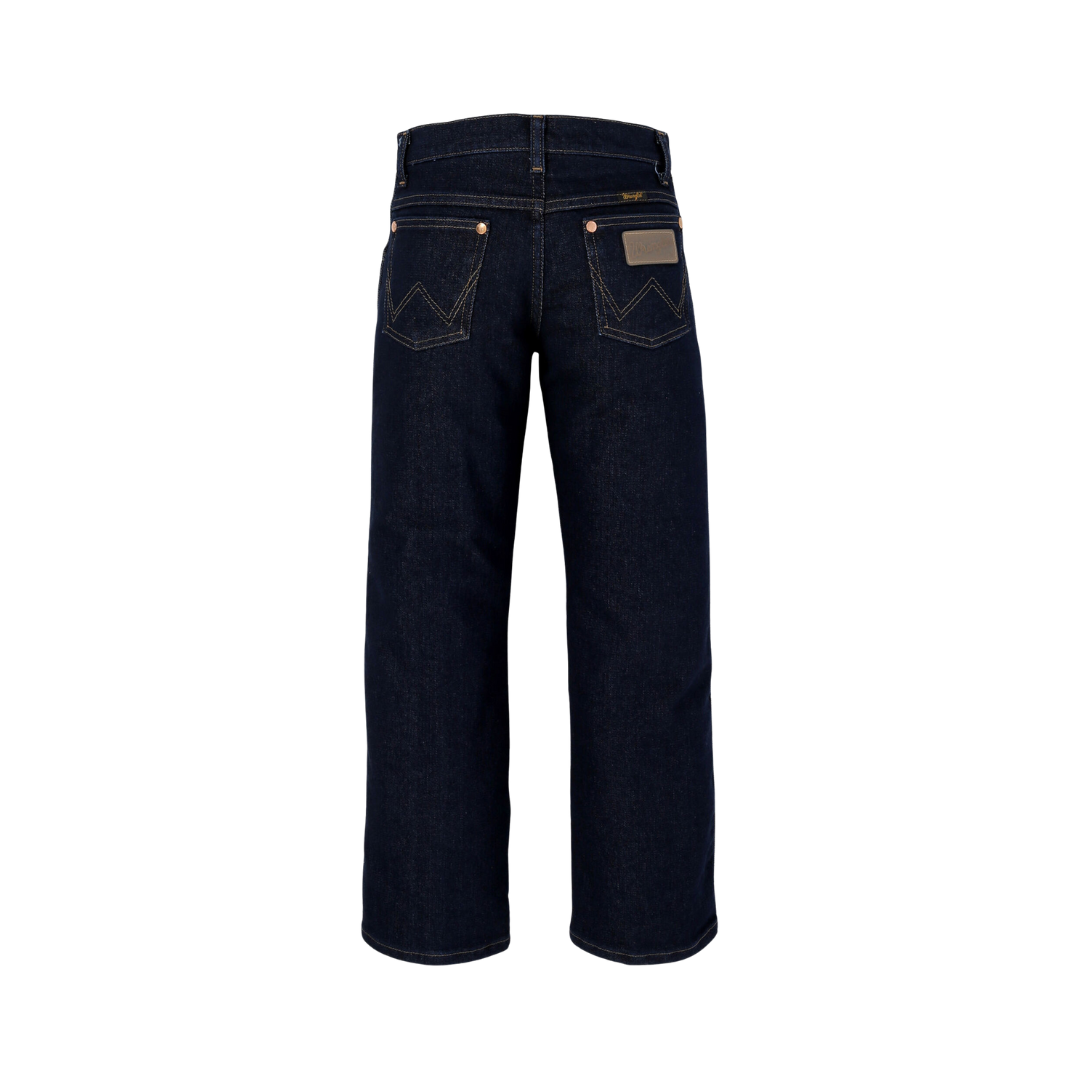 Wrangler Youth Boy's Dark Prewash Active Flex Blue Jeans