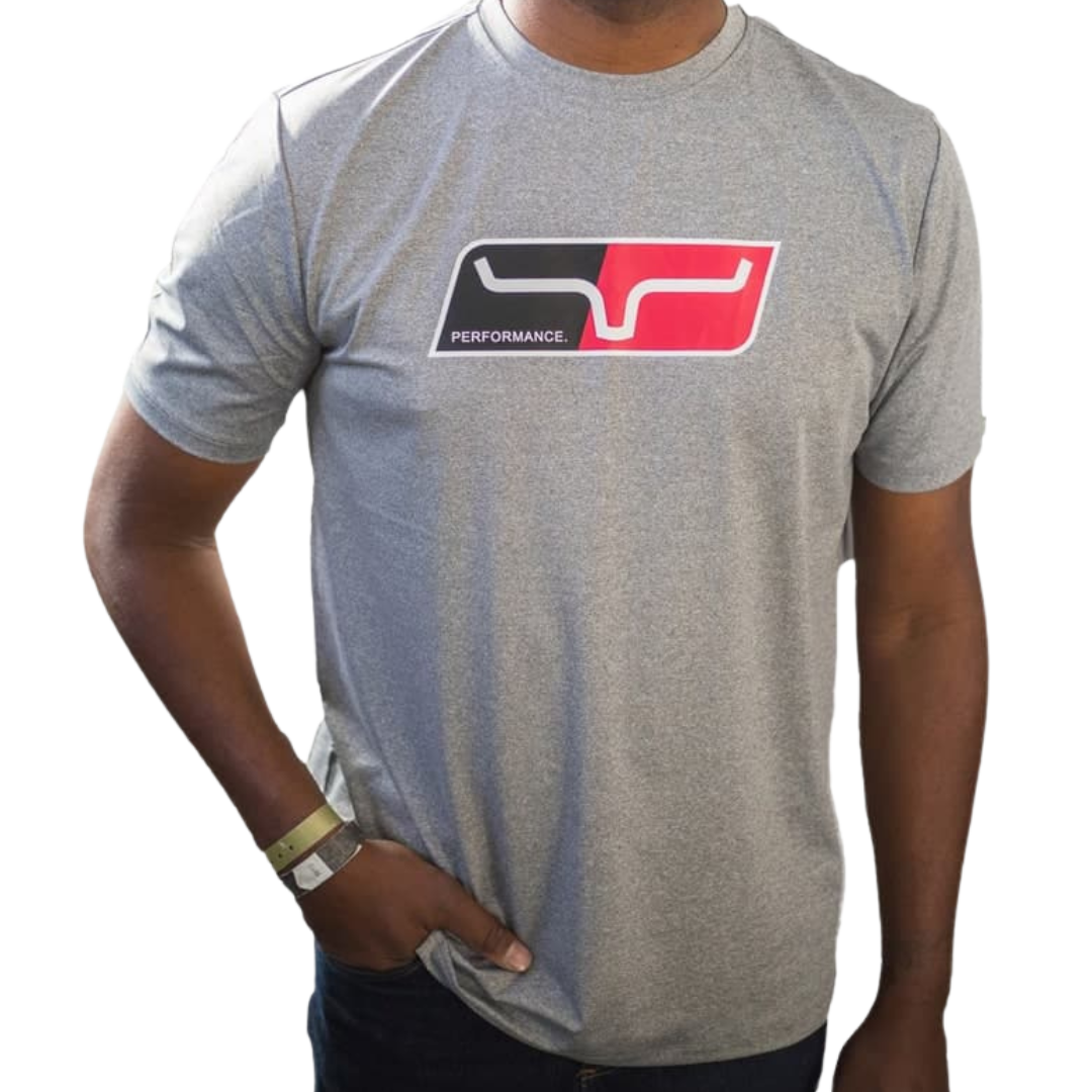 Kimes Ranch Men's Alta Tech Tee Grey T-shirt