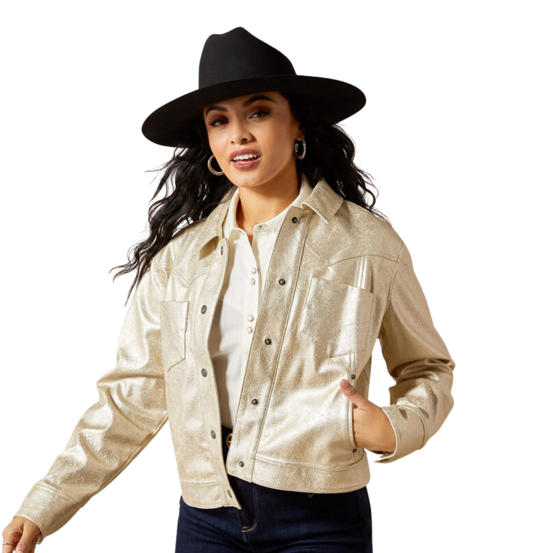 Ariat Women's Cropped Gold Jacket