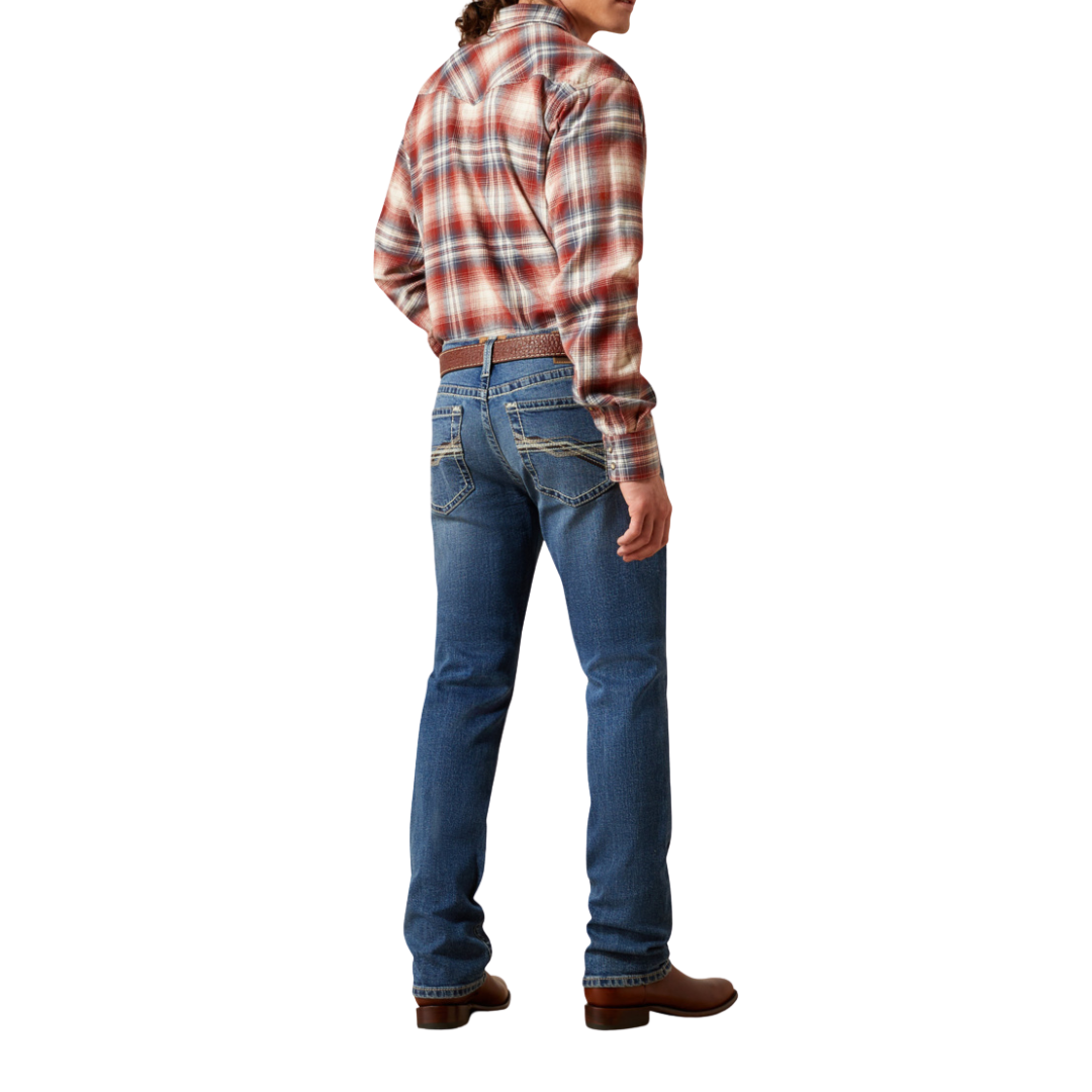 Ariat Men's M8 Modern Dean Straight Blue Jeans