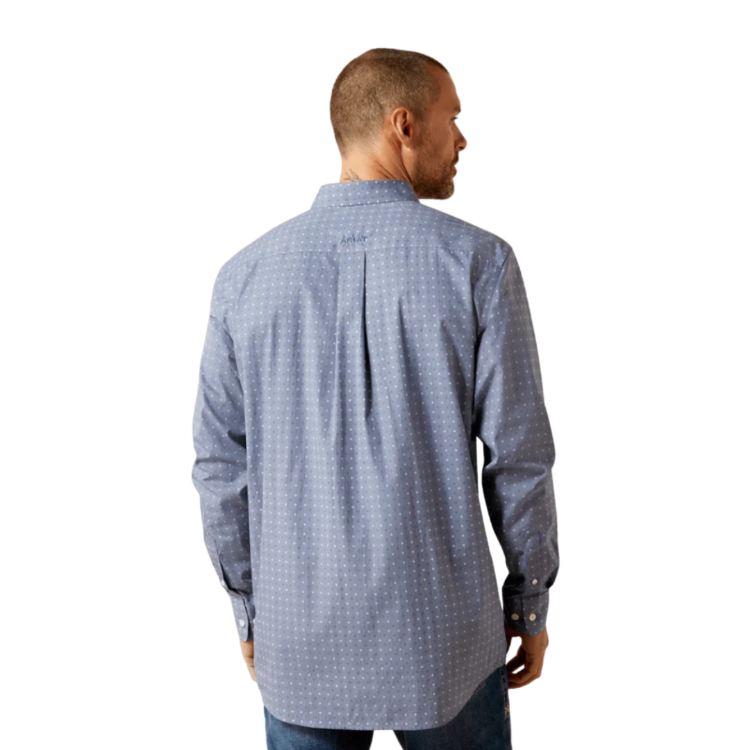Ariat Men's Wrinkle Free Blaine Grey Shirt