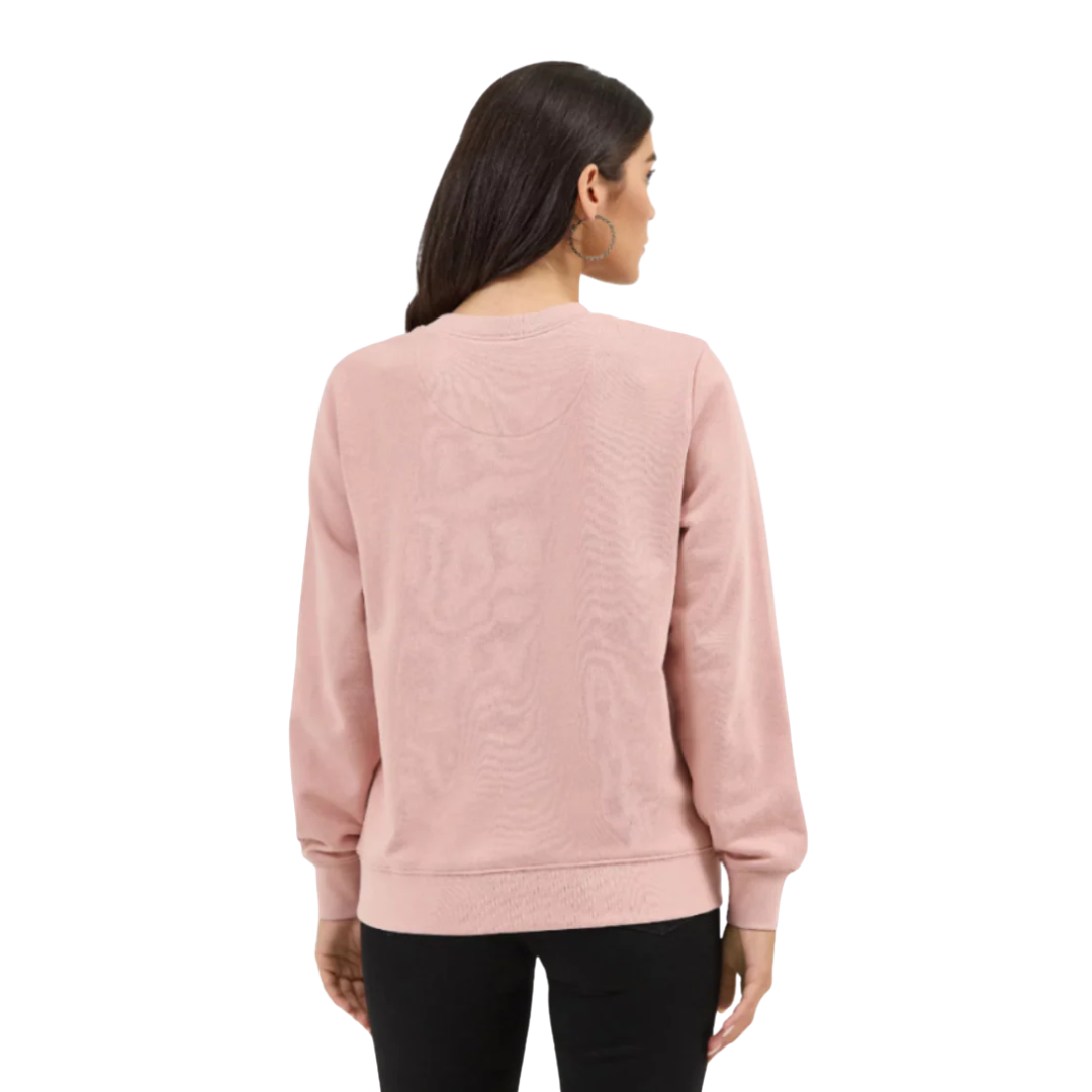 Wrangler Women's Retro Crew Misty Rose Sweatshirt