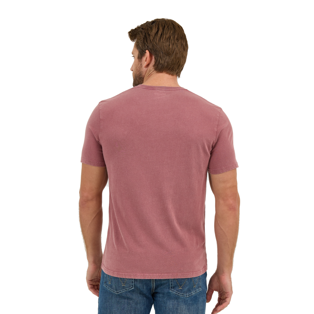 Wrangler Men's Wild Ginger Logo Short Sleeve Shirt