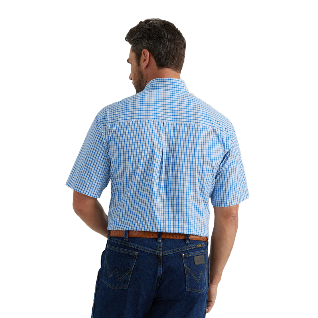 Wrangler Men's George Strait Blue Shirt