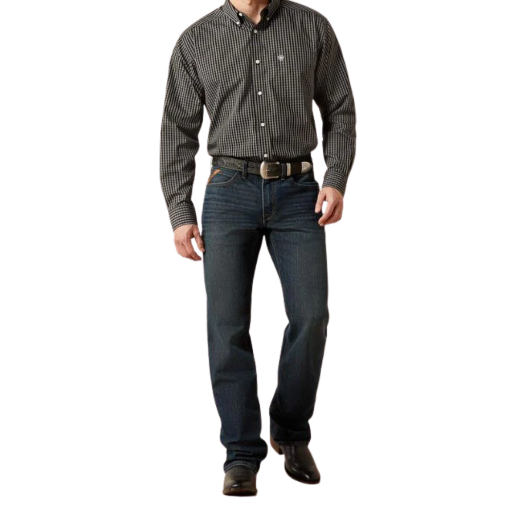 Ariat Men's M4 Relaxed Elias Bootcut Dark Blue Jeans