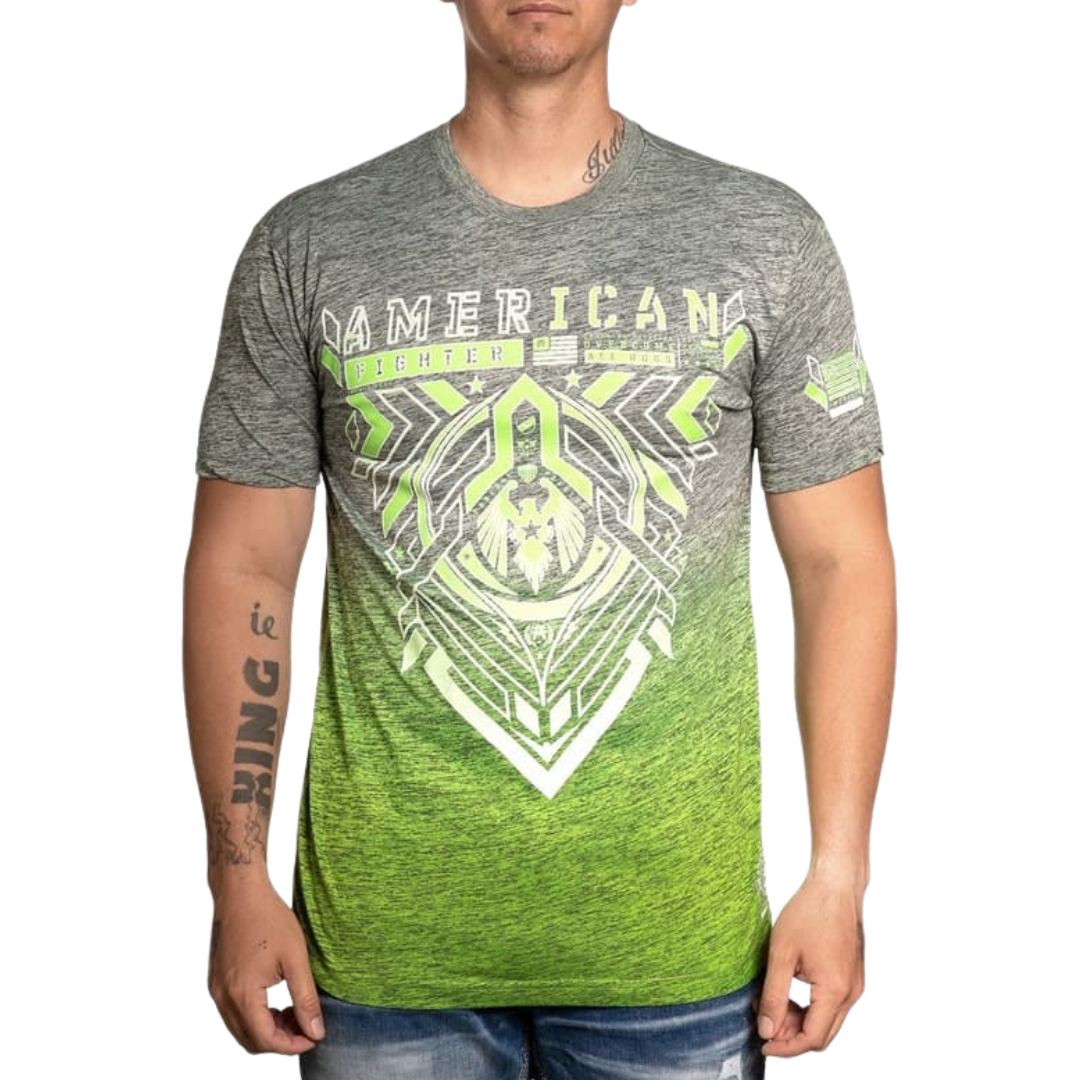 American Fighter Men's Fair Haven Heather Grey Tee Shirt