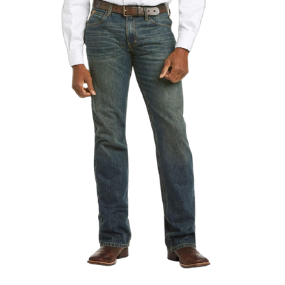 Ariat Men's M5 Slim Legacy Stackable Straight Blue Jeans