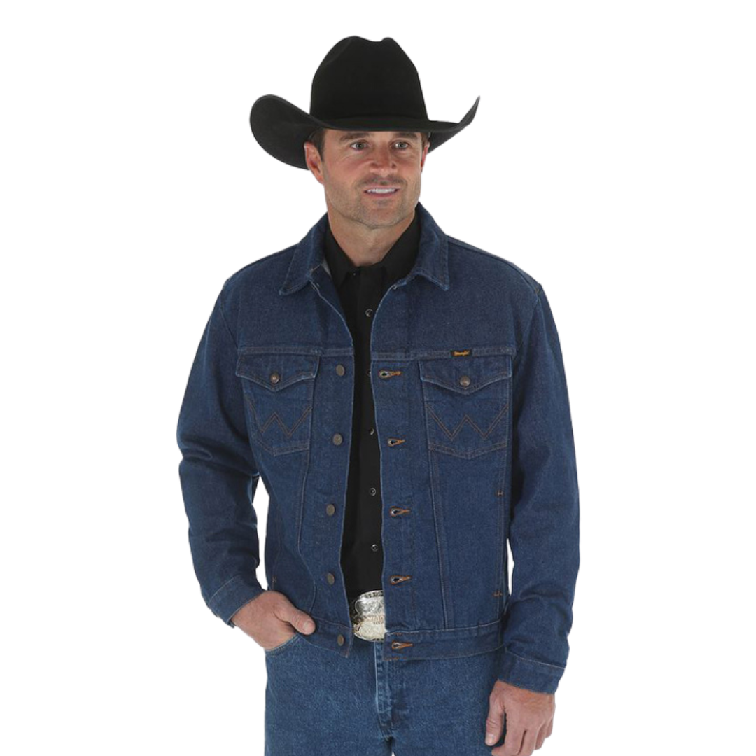 Wrangler Men's Unlined Denim Blue Jacket
