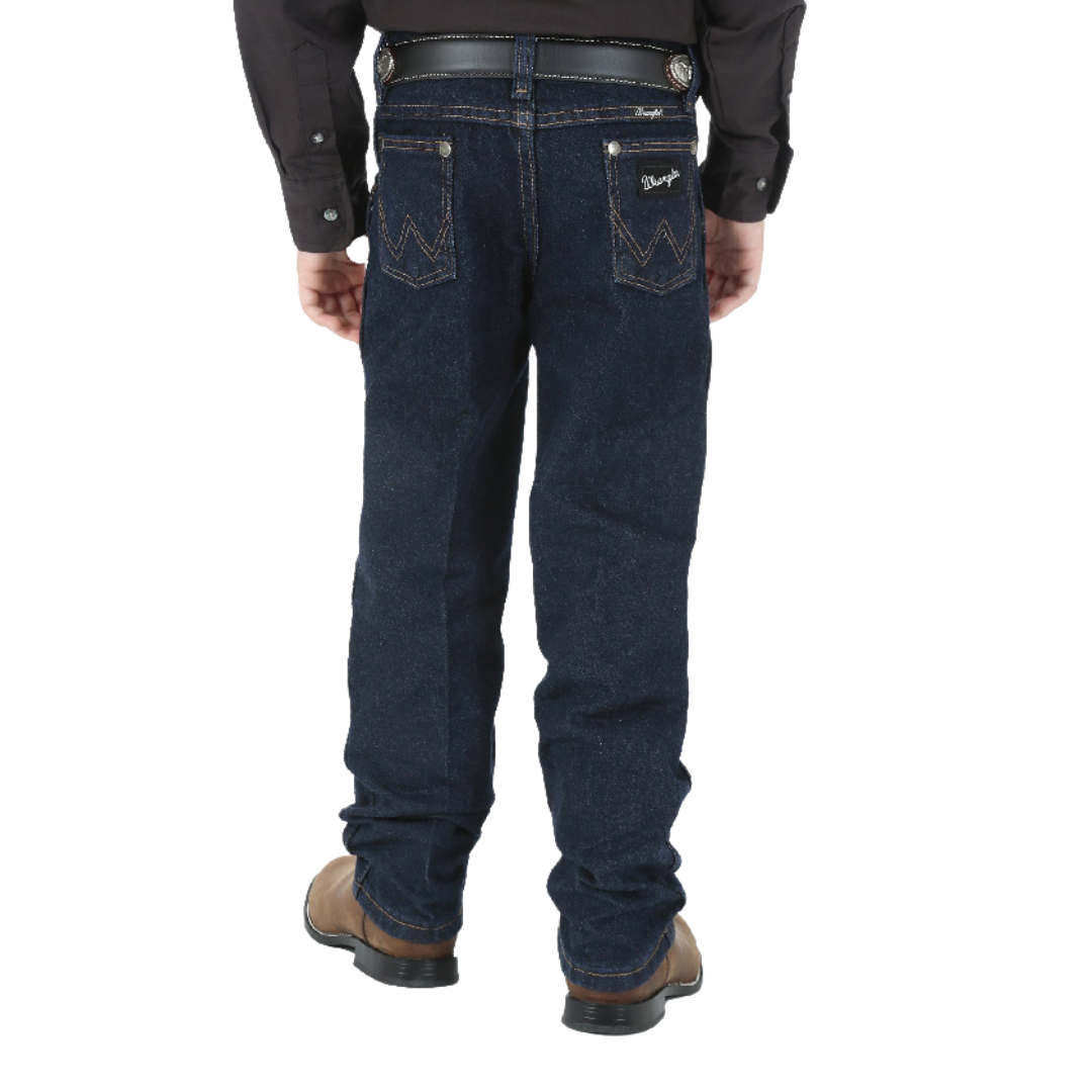 Wrangler Youth Boy's Silver Edition High Rise Dark Blue Jeans
