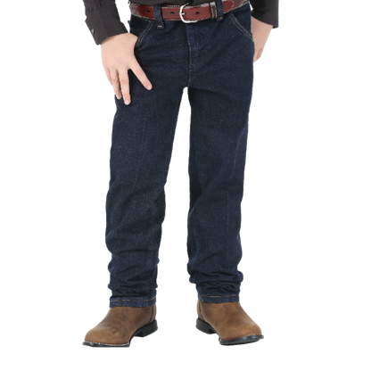 Wrangler Youth Boy's Silver Edition High Rise Dark Blue Jeans