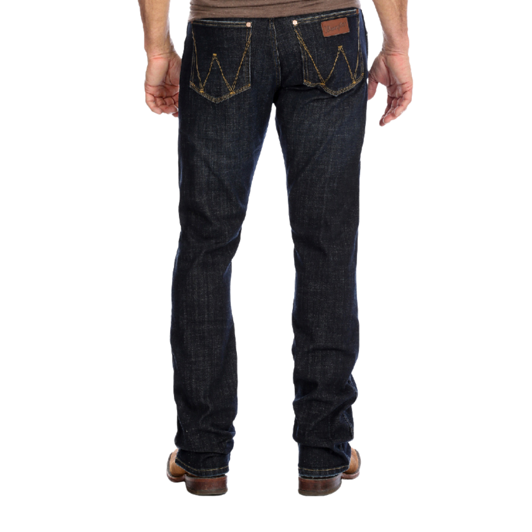 Wrangler Men's Retro Slim Fit Bootcut Dax Blue Jeans